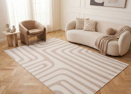 Loft Geometric Beige Rug