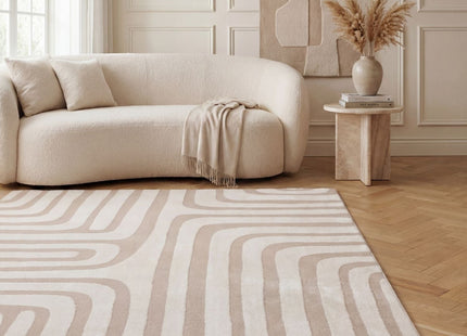 Loft Geometric Beige Rug