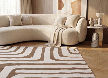 Loft Geometric Brown Rug