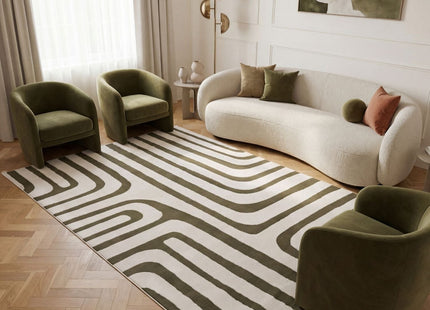 Loft Geometric Green Rug