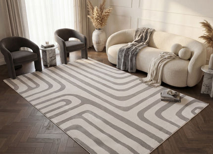 Loft Geometric Grey Rug