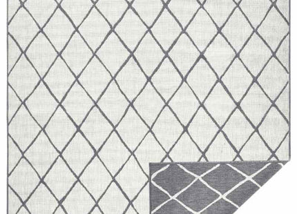 Reversible Indoor-Outdoor Geometric Flatweave Rug