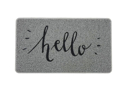 Hello Print PVC Spaghetti Looper Door Mat - 75x44cm