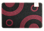 Black with Purple Circles