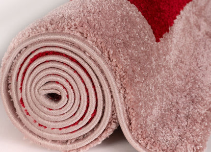 Joli Geometric Red & Pink Rug