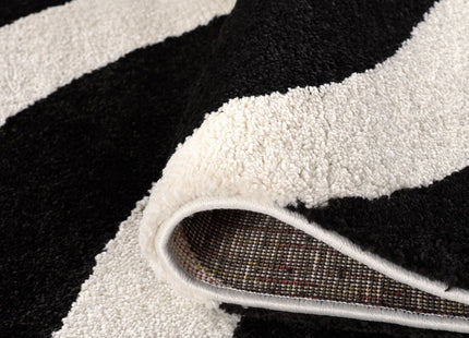 Joli Wave Black & White Rug