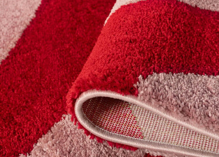 Joli Wave Red & Pink Rug