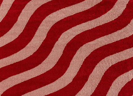 Joli Wave Red & Pink Rug