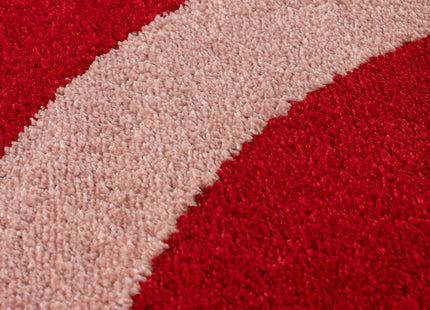 Joli Wave Red & Pink Rug