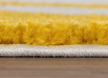 Joli Wave Yellow & White Rug