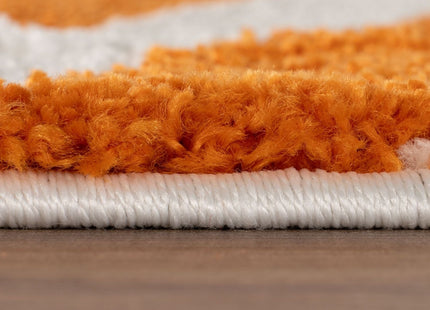 Joli Wave Orange & White Rug