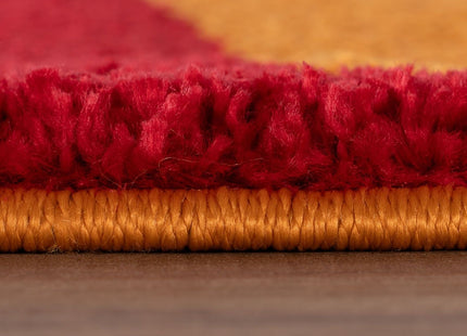Joli Wave Red & Orange Rug