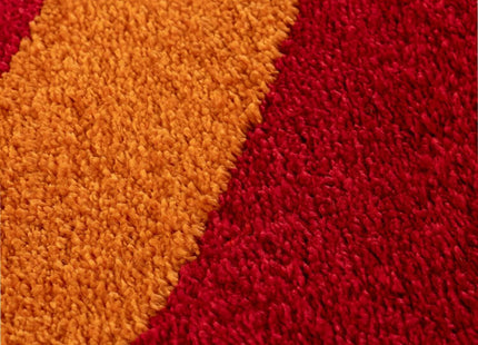 Joli Wave Red & Orange Rug