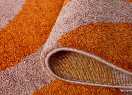 Joli Wave Orange & Pink Rug