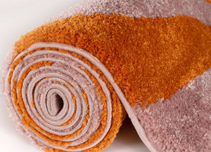 Joli Wave Orange & Pink Rug