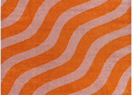 Joli Wave Orange & Pink Rug