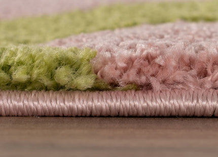 Joli Wave Green & Pink Rug