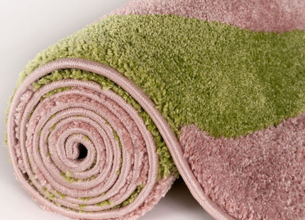 Joli Wave Green & Pink Rug