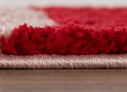 Joli Striped Red & Pink Rug