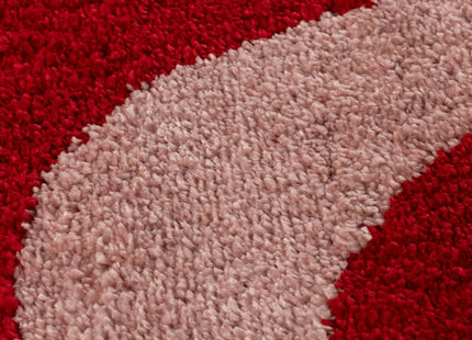 Joli Striped Red & Pink Rug