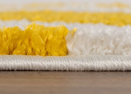 Joli Striped Yellow & White Rug