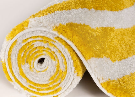 Joli Striped Yellow & White Rug