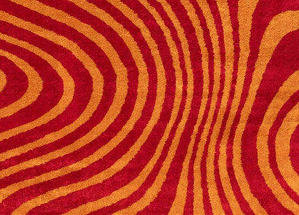 Joli Striped Red & Orange Rug