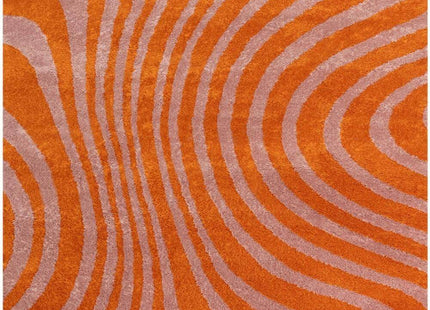 Joli Striped Orange & Pink Rug