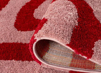 Joli Doodle Red & Pink Rug