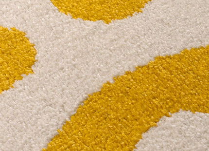 Joli Doodle Yellow & White Rug