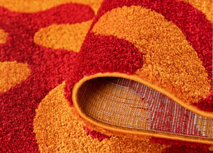 Joli Doodle Red & Orange Rug