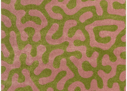 Joli Doodle Green & Pink Rug