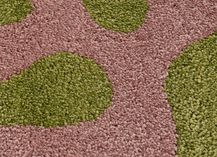Joli Doodle Green & Pink Rug