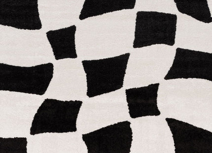 Joli Checkered Black & White Rug