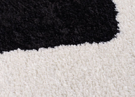 Joli Checkered Black & White Rug