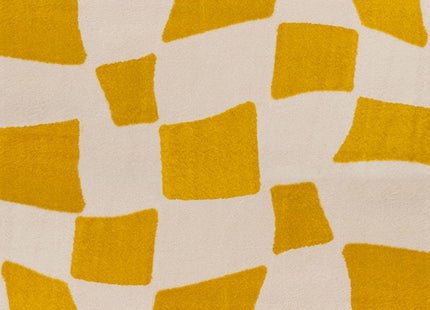 Joli Checkered Yellow & White Rug