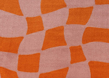 Joli Checkered Orange & Pink Rug