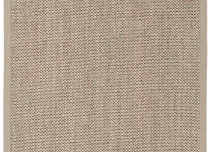 Bordered Light Beige Non-Slip Sisal Rug