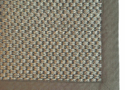 Bordered Sage Green Non-Slip Sisal Rug