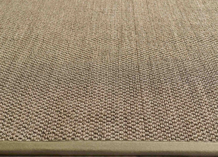 Bordered Sage Green Non-Slip Sisal Rug