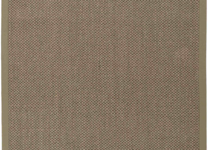 Bordered Sage Green Non-Slip Sisal Rug