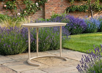 Kiki C-Shaped Metal Garden Side Table