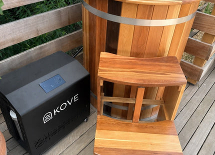 KOVE Cedar Ice Bath – Upright Cold Plunge