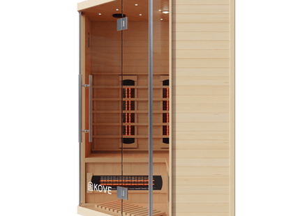KOVE Corner Full Spectrum Infrared Sauna – 3–4 Person