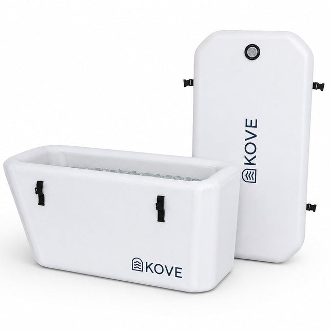 KOVE Elite Ice Bath – Premium Ergonomic Reclined Cold Plunge - Full Body Immersion - 450L (Chiller Compatible)