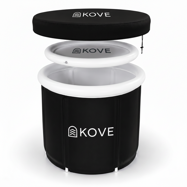 KOVE Essentials Ice Bath | Portable Cold Plunge Tub | 350L