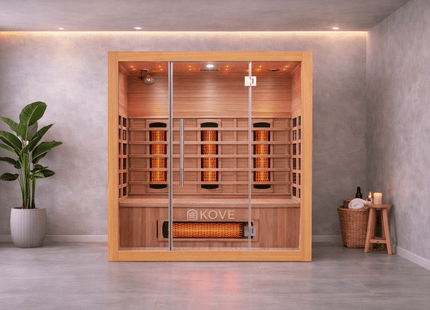 KOVE Full Spectrum Infrared Sauna – 3 Person