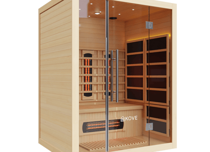KOVE Full Spectrum Infrared Sauna – 3 Person