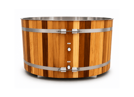 KOVE Oval Cedar Ice Bath – Reclined Cold Plunge