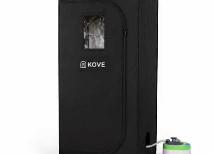 KOVE Portable Steam Sauna Tent | Home Steam Sauna with 4L Steamer & Chair